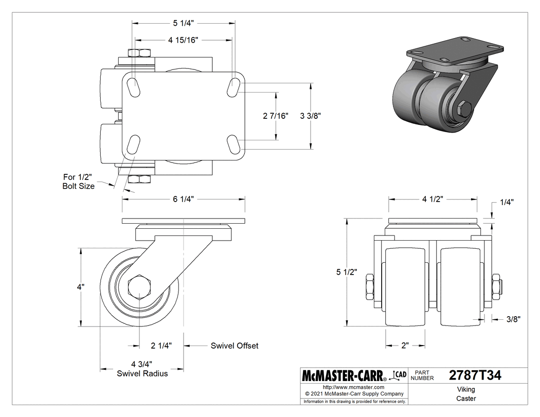 2787T34 | Viking Caster